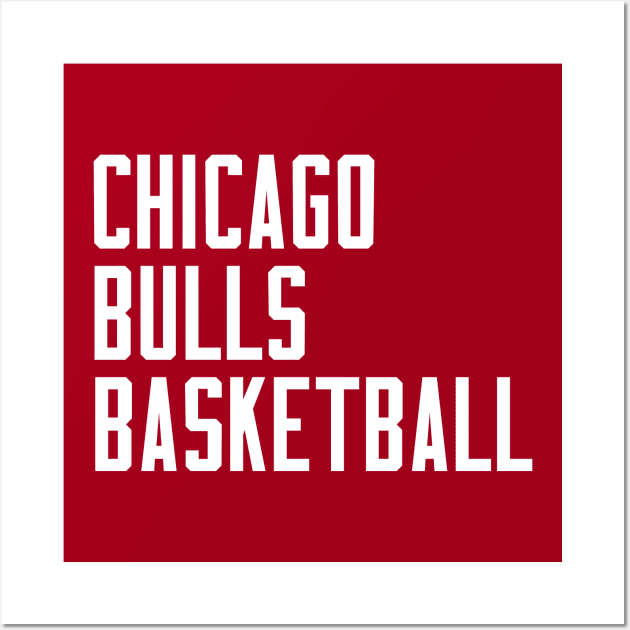 BULLS BASKETBALL Wall Art by Buff Geeks Art